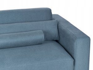 Beliani Sofa 3-osobowa niebieska ANGE 9