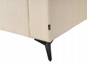 Beliani Sofa 3-osobowa boucle złamana biel ANGE 12