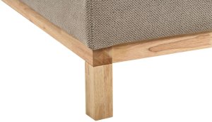 Beliani Narożnik prawostronny szarobeżowy SIGGARD 12