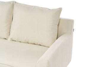 Beliani Narożnik lewostronny jasnobeżowy ELVENES 8