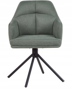 Beliani Zestaw 2 krzeseł do jadalni Obrotowy MIRA Zielony 4