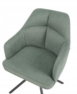 Beliani Zestaw 2 krzeseł do jadalni Obrotowy MIRA Zielony 6