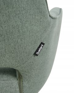 Beliani Zestaw 2 krzeseł do jadalni Obrotowy MIRA Zielony 7