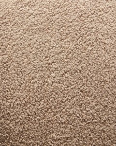 Beliani Fotel obrotowy DAVIK Boucle Beżowoszary 10