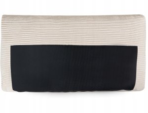 Beliani Narożnik prawostronny sztruksowy jasnobeżowy SIGGARD 10