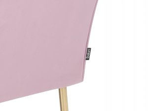 Beliani Szezlong welurowy jasnofioletowy NANTILLY 7