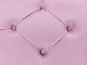 Beliani Szezlong welurowy jasnofioletowy NANTILLY 9