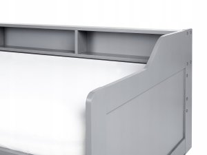 Beliani Łóżko wysuwane Drewno EDERN 90 x 200 cm Szary 9
