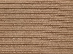 Beliani Narożnik sztruksowy lewostronny brązowy LUNNER 12