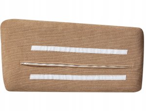 Beliani Narożnik sztruksowy lewostronny brązowy LUNNER 10