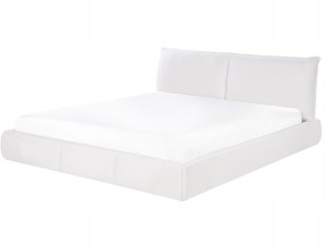 Beliani Łóżko Boucle VINAY 180 x 200 cm Biały 4