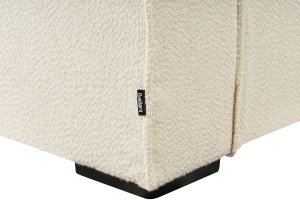 Beliani Sofa rozkładana boucle złamana biel VUOKATTI 15