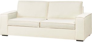 Beliani Sofa rozkładana boucle złamana biel VUOKATTI 5