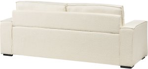 Beliani Sofa rozkładana boucle złamana biel VUOKATTI 8