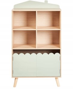 Beliani Regał 2 półki jasne drewno LACKEY 5