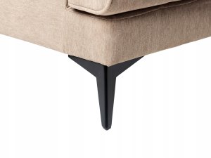 Beliani Sofa 2-osobowa jasnobrązowa SKIVE 11