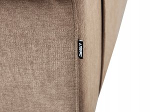 Beliani Sofa 2-osobowa jasnobrązowa SKIVE 10