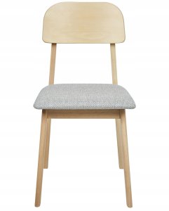 Beliani Zestaw 2 krzeseł do jadalni SCANDIA Drewno Jasnoszary 5