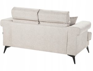 Beliani Komplet wypoczynkowy 5-osobowy beżowoszary SKIVE 13