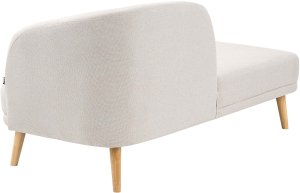 Beliani Szezlong prawostronny jasnobeżowy TANLAY 5