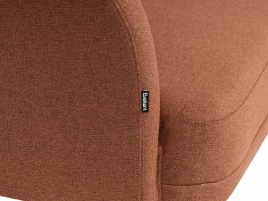 Beliani Szezlong lewostronny złoty brąz TANLAY 6