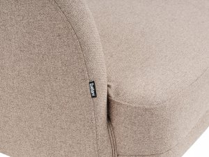 Beliani Szezlong prawostronny jasnobrązowy TANLAY 6