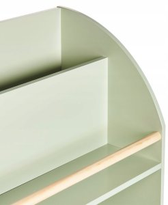 Beliani Regał 3 półki jasnozielony LILOET 5