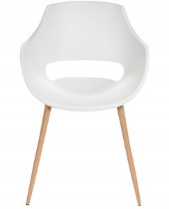 Beliani Zestaw 4 krzeseł do jadalni MILLERS Biały 4