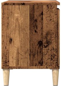 vidaXL Szafka pod TV, stare drewno, 102x35x50 cm 5