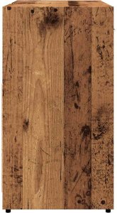vidaXL Szafka pod umywalkę, stare drewno, 60x33x60 cm 7