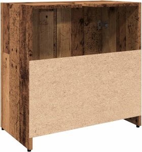 vidaXL Szafka pod umywalkę, stare drewno, 60x33x60 cm 8