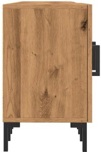 vidaXL Szafka TV, dąb artisan, 150x30x50 cm, materiał drewnopochodny 6