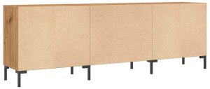 vidaXL Szafka TV, dąb artisan, 150x30x50 cm, materiał drewnopochodny 7