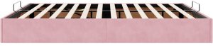 vidaXL Rama łóżka otomana bez materacem, różowa, 180x200 cm, aksamit 8