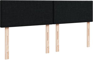 vidaXL Łóżko otomana z materacem i diodami LED Czarny 140x200 cm 10