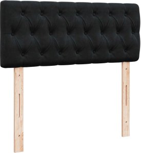 vidaXL Łóżko otomana z materacem i LED, czarny, 120x190cm, aksamit 8