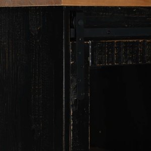 vidaXL Szafka na wino HALDEN z półkami na wino i drzwiami przesuwnymi 7