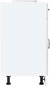 vidaXL Szafka kuchenna dolna „Lucca" Betonowa szarość Drewno klejone 5