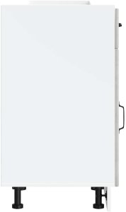 vidaXL Szafka kuchenna dolna „Lucca" Betonowa szarość Drewno klejone 6