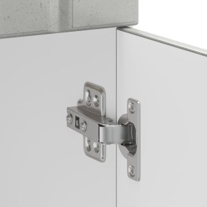 vidaXL Szafka kuchenna dolna „Lucca" Betonowa szarość Drewno klejone 10