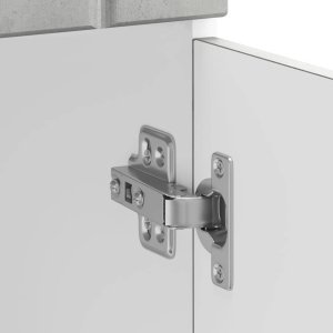 vidaXL Szafka kuchenna dolna „Lucca" Betonowa szarość Drewno klejone 8