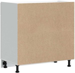 vidaXL Szafka kuchenna dolna „Lucca" z białego drewna klejonego 6