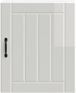 vidaXL Szafka ścienna kuchenna Wysoki połysk Biały Drewno klejone 5