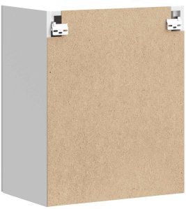 vidaXL Szafka ścienna kuchenna Wysoki połysk Biały Drewno klejone 8