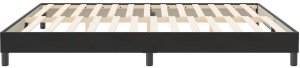 vidaXL Łóżko Box Spring bez materaca Czarne 200x210 cm Aksamit 6