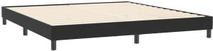 vidaXL Łóżko Box Spring bez materaca Czarne 200x210 cm Aksamit 7