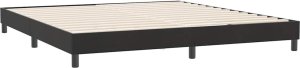 vidaXL Łóżko Box Spring bez materaca Czarne 180x220 cm Aksamit 4