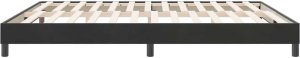 vidaXL Łóżko Box Spring bez materaca Czarne 180x220 cm Aksamit 6