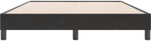 vidaXL Łóżko Box Spring bez materaca Czarne 160x220 cm Aksamit 5