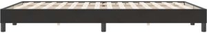 vidaXL Łóżko Box Spring bez materaca Czarne 160x220 cm Aksamit 6